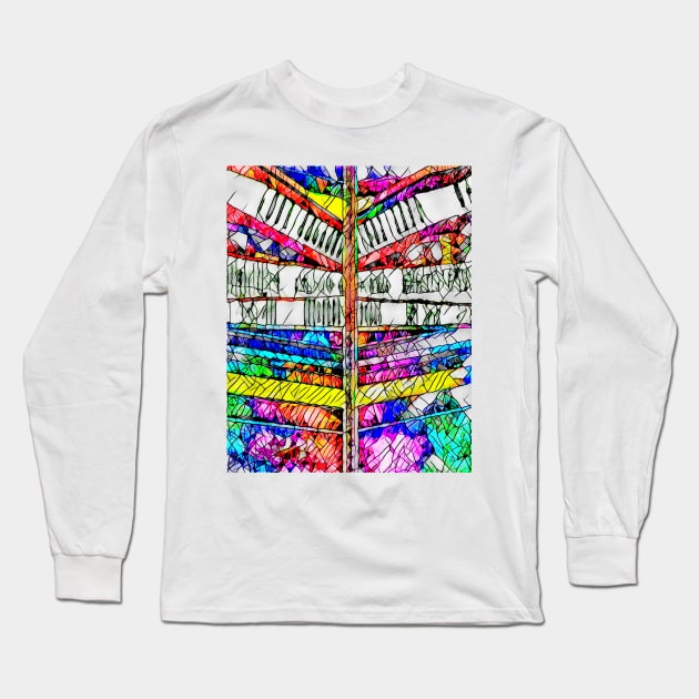 Staircase Pianos Long Sleeve T-Shirt by PictureNZ